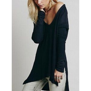Free People Sunset Park Thermal - XS - Indigo
